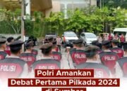 Polri melalui Polda Sumbar melaksanakan pengamanan Debat Publik Pertama Pemilihan Kepala Daerah