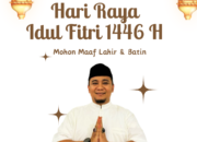 Fani Hendra Saputra Bersama Jajaran Disperkimhub: Dengan Kerendahan Hati, Kami Mohon Maaf Lahir dan Batin di Hari Kemenangan Ini